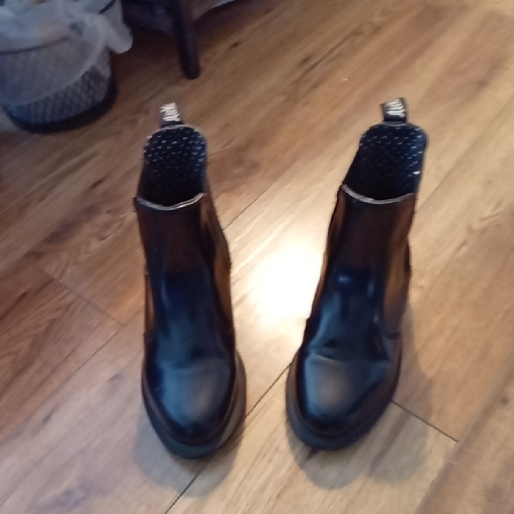 Dr. Martens Patent Leather Ankle Boot -- Very Stylish